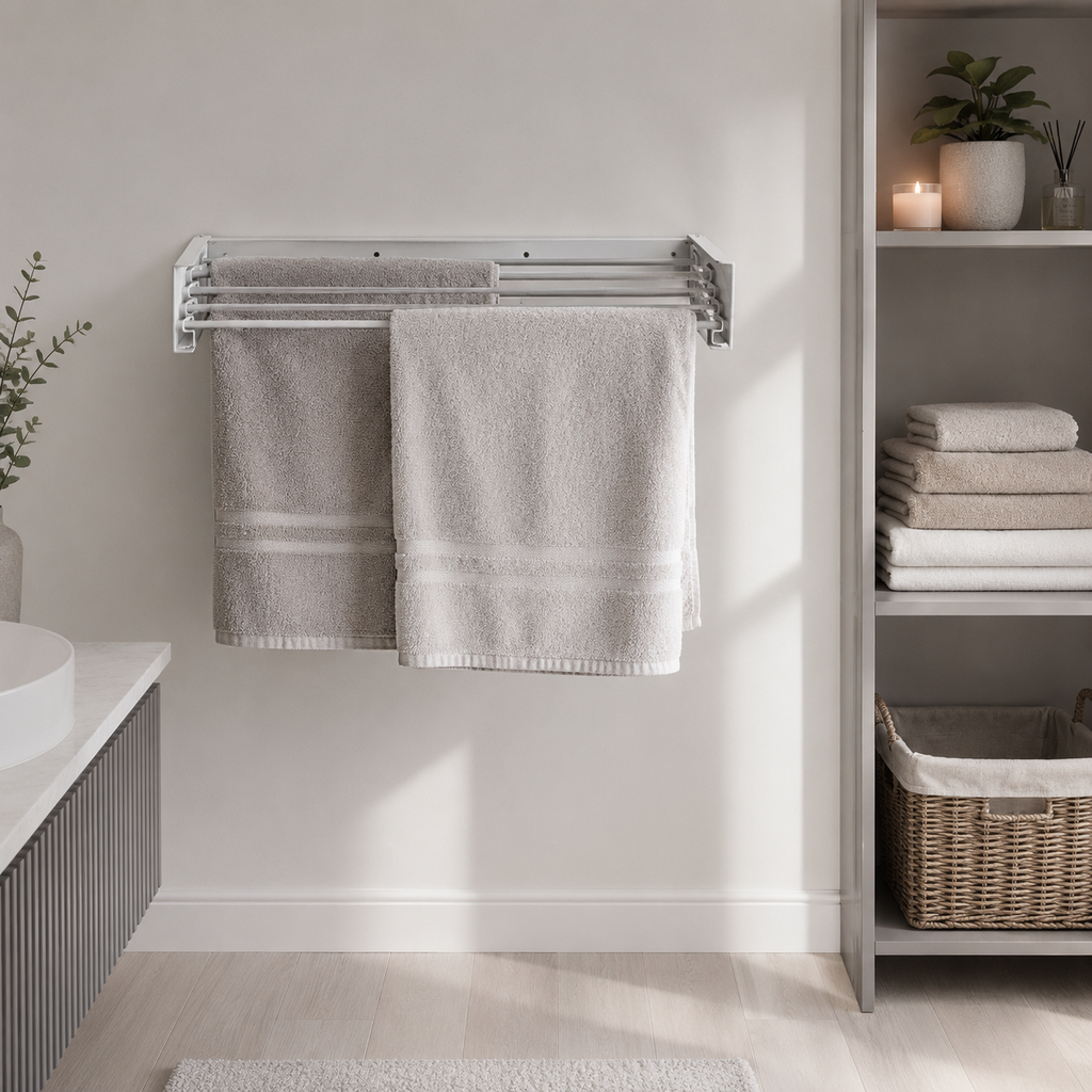 Tendedero Invisible Extensible de Pared DryWall Pro™