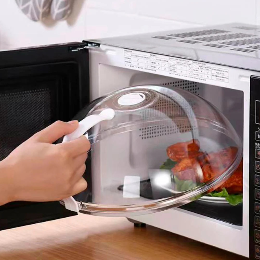 Tapa Antisalpicaduras para Microondas 27 cm con Ventilación Regulable