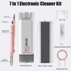 Kit de Limpieza Multifuncional 7 en 1 para Celular, Teclado y Auriculares