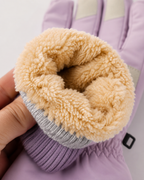 Guantes térmicos impermeables táctiles – Lila