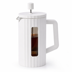 Cafetera Prensa Francesa 600ml Blanca - Vidrio