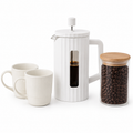 Combo Café en Casa — Prensa Francesa + 2 Tazas + Frasco