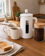 Combo Café en Casa — Prensa Francesa + 2 Tazas + Frasco
