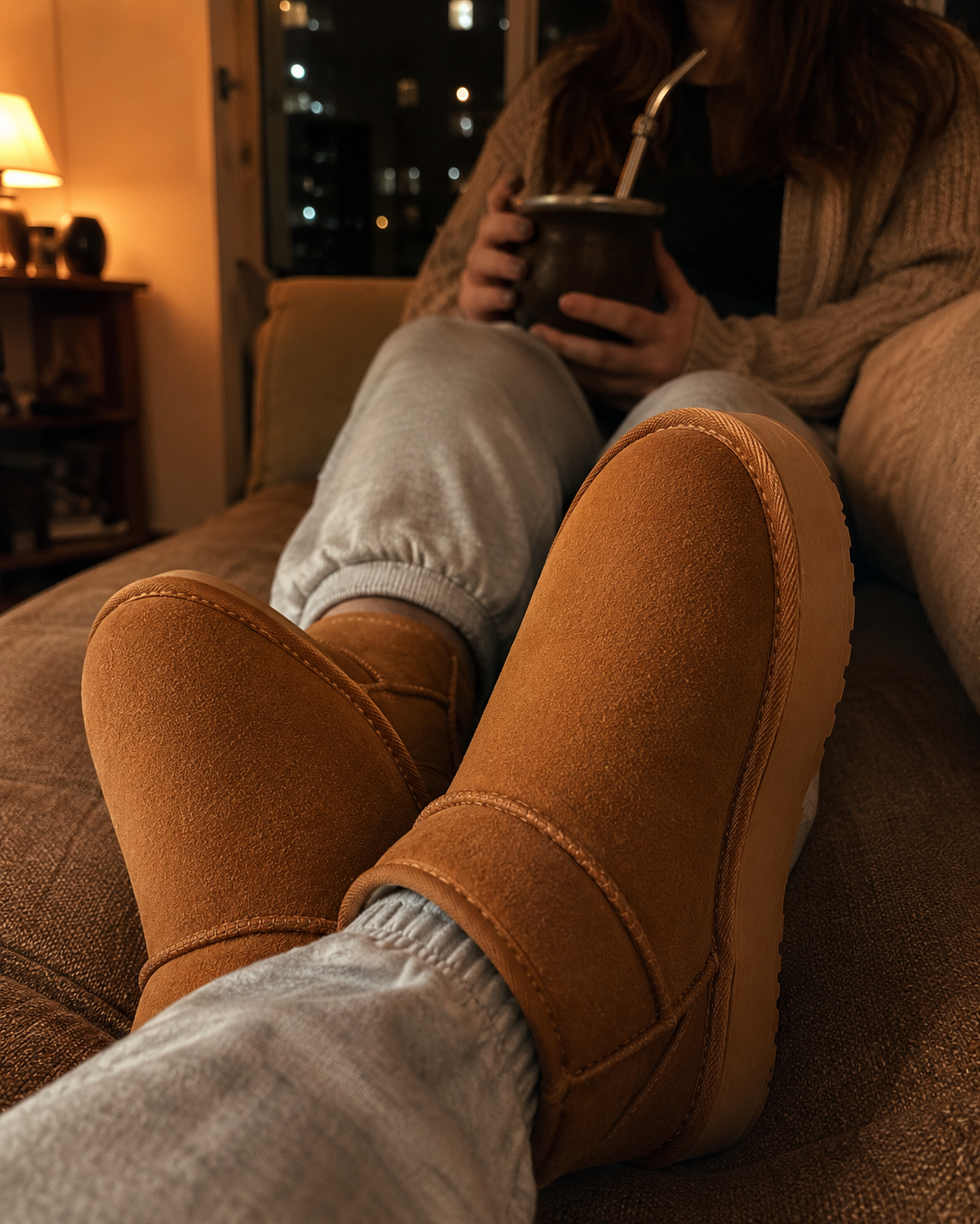 Pantubotas Forradas Camel – Interior de Felpa | Uso Interior y Exterior