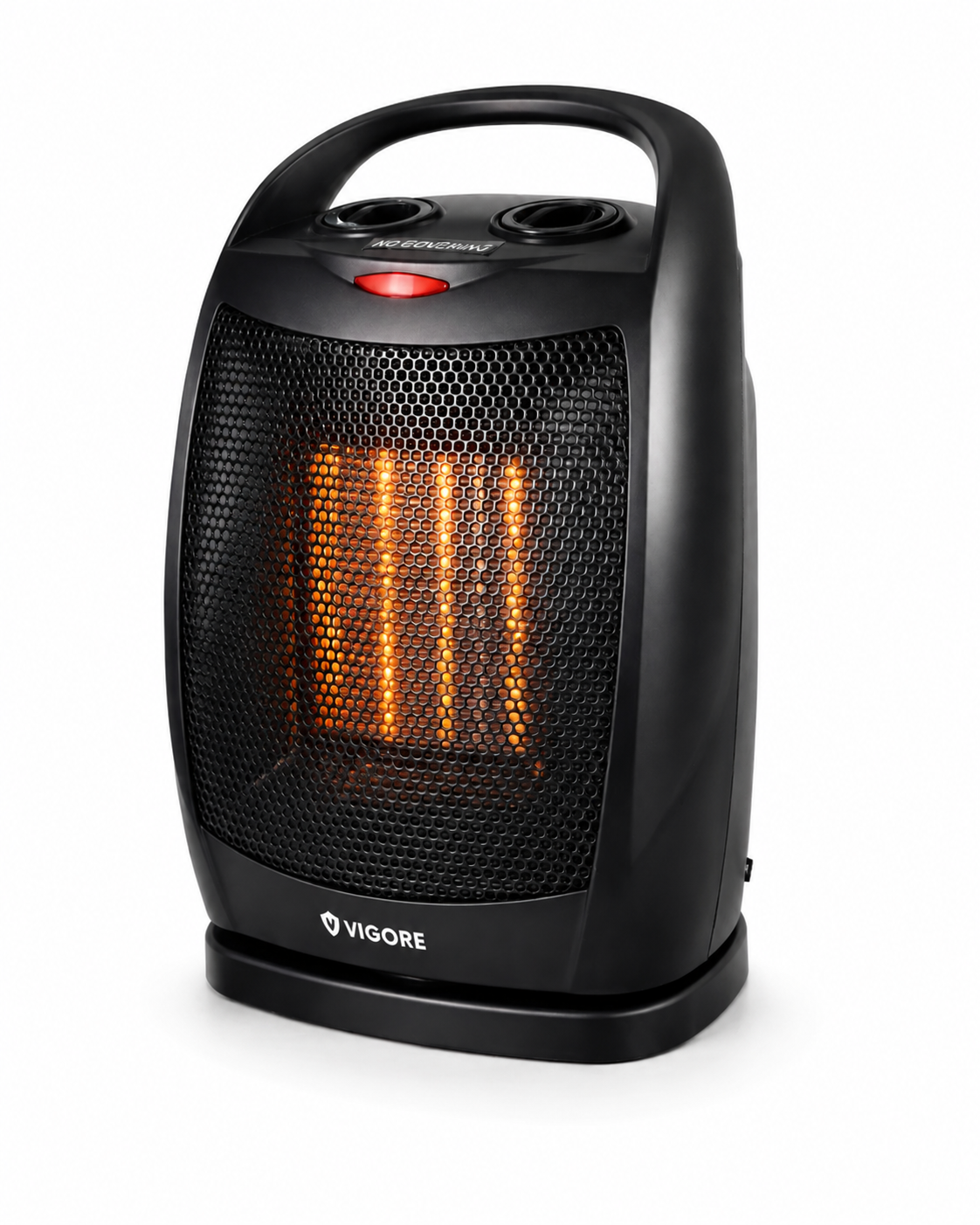 Estufa Eléctrica Vigore Oscilante 1500W — Calor Instantáneo para Todo el Ambiente