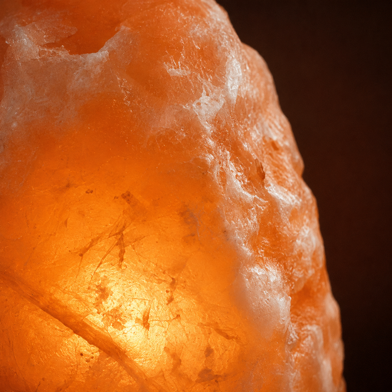 Luz Namasté® — Lámpara de Sal del Himalaya con Base de Madera