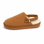 Pantuflas Zuecos Forradas Camel | Cálidas y Antideslizantes — SimpleBuy Uruguay