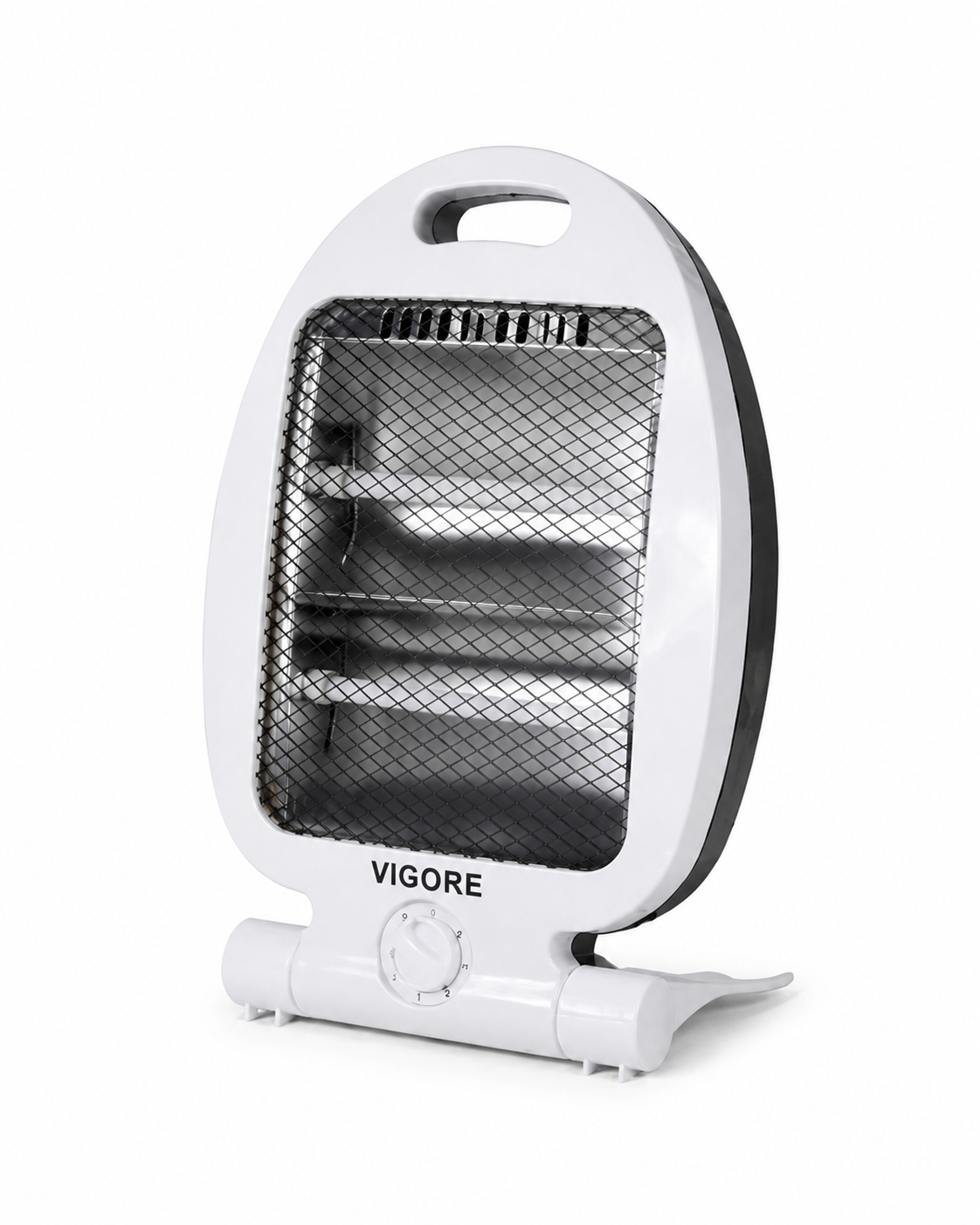 Estufa Halógena 800W Vigore — Calor Instantáneo para el Invierno en Casa