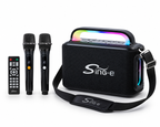 Parlante Karaoke Bluetooth con Micrófonos y Luces — 12000mAh