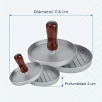 Prensa para Hamburguesas Vigore 11.5cm – Molde para Hamburguesas Caseras