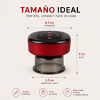 Ventosa Terapéutica Eléctrica 3 en 1 | Calor + Luz Roja + Masaje por Succión