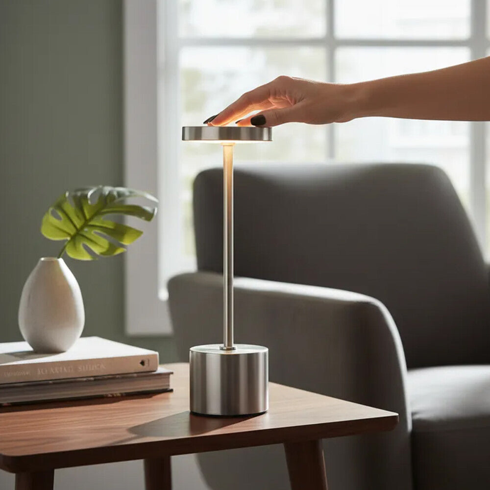 Lámpara LED Táctil con 3 Tipos de Luz