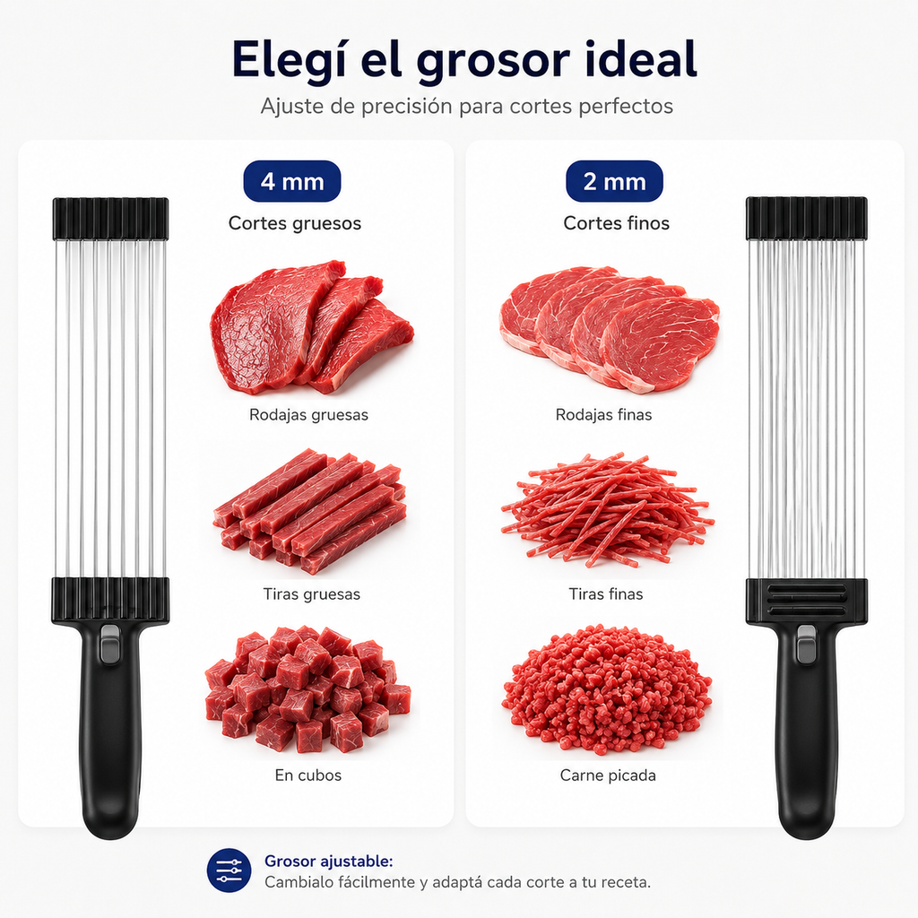 Cortador Manual Ajustable de Carne SimpleBuy
