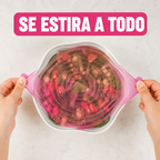 EcoSello x6 — Tapas de Silicona Elásticas