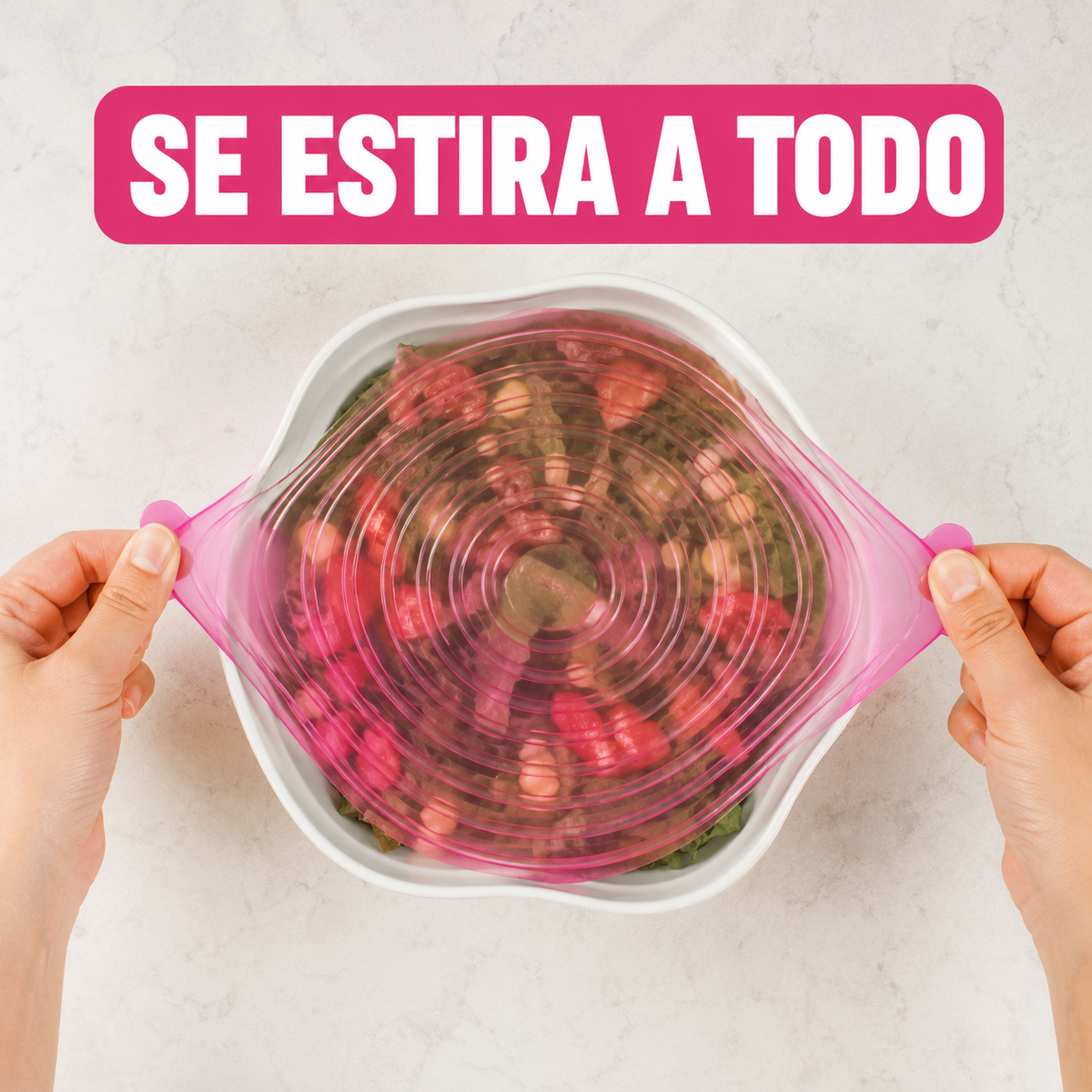 EcoSello x6 — Tapas de Silicona Elásticas
